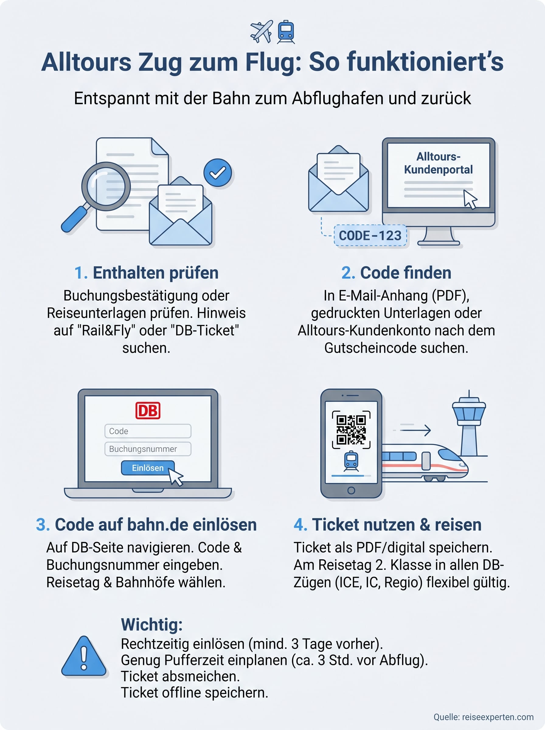 alltours zug zum flug infographic