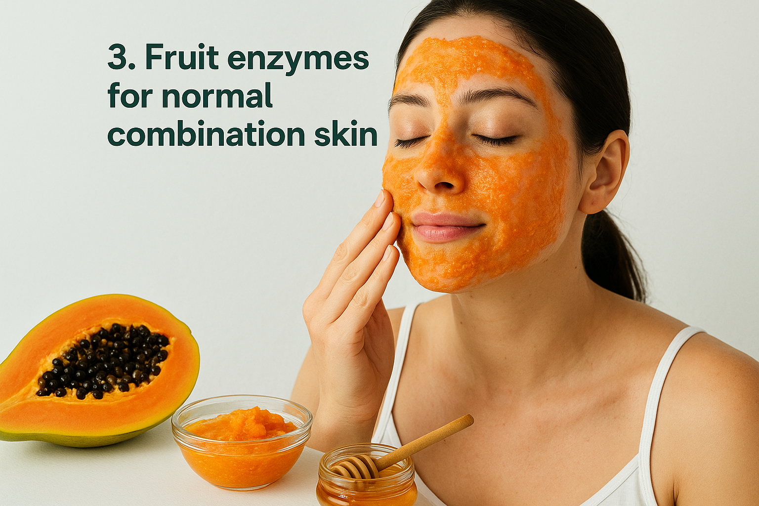 3. Fruit enzymes for normal combination skin