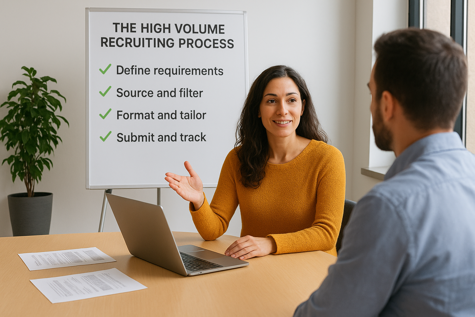 The high volume recruiting process step by step