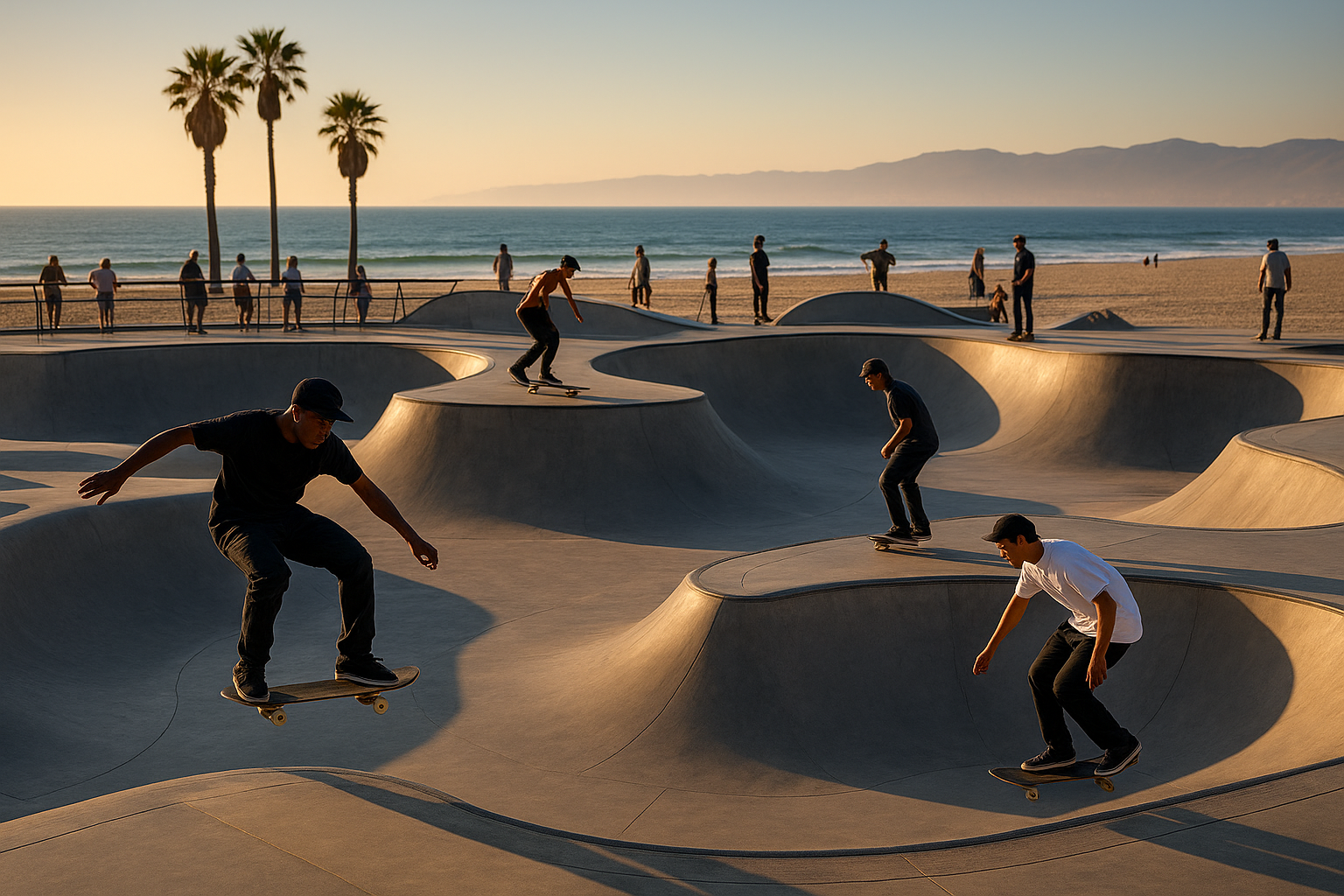 4. Watch skaters at the Venice Skatepark
