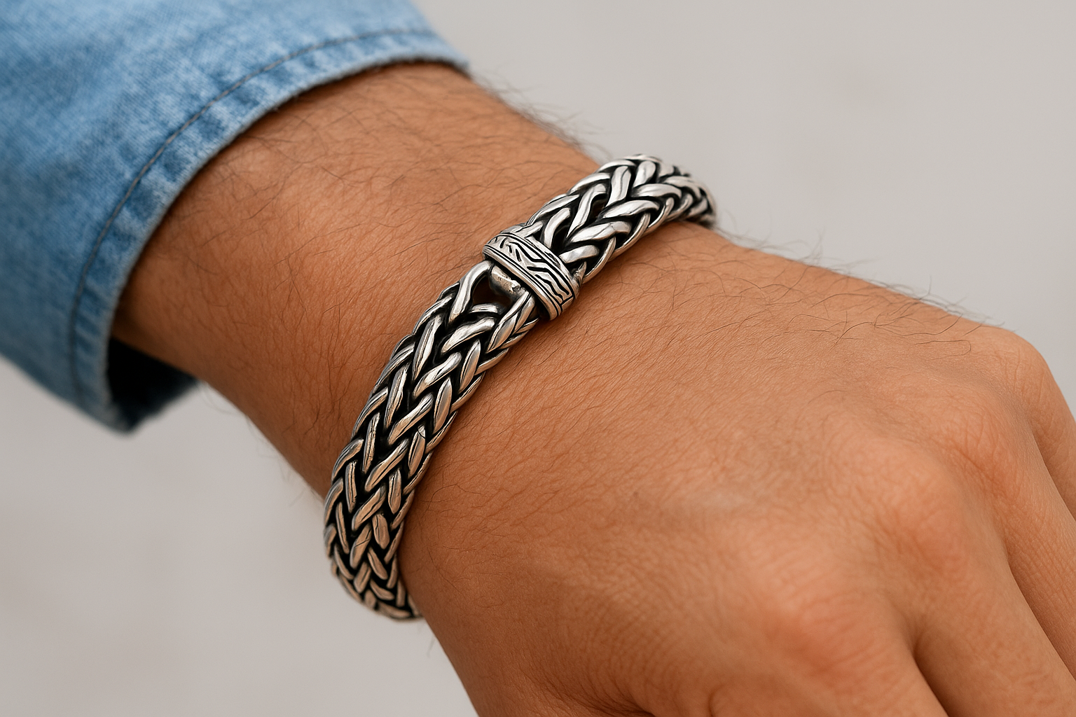 5. John Hardy sterling silver bracelet