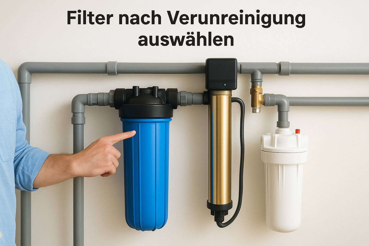 Filter nach Verunreinigung auswählen