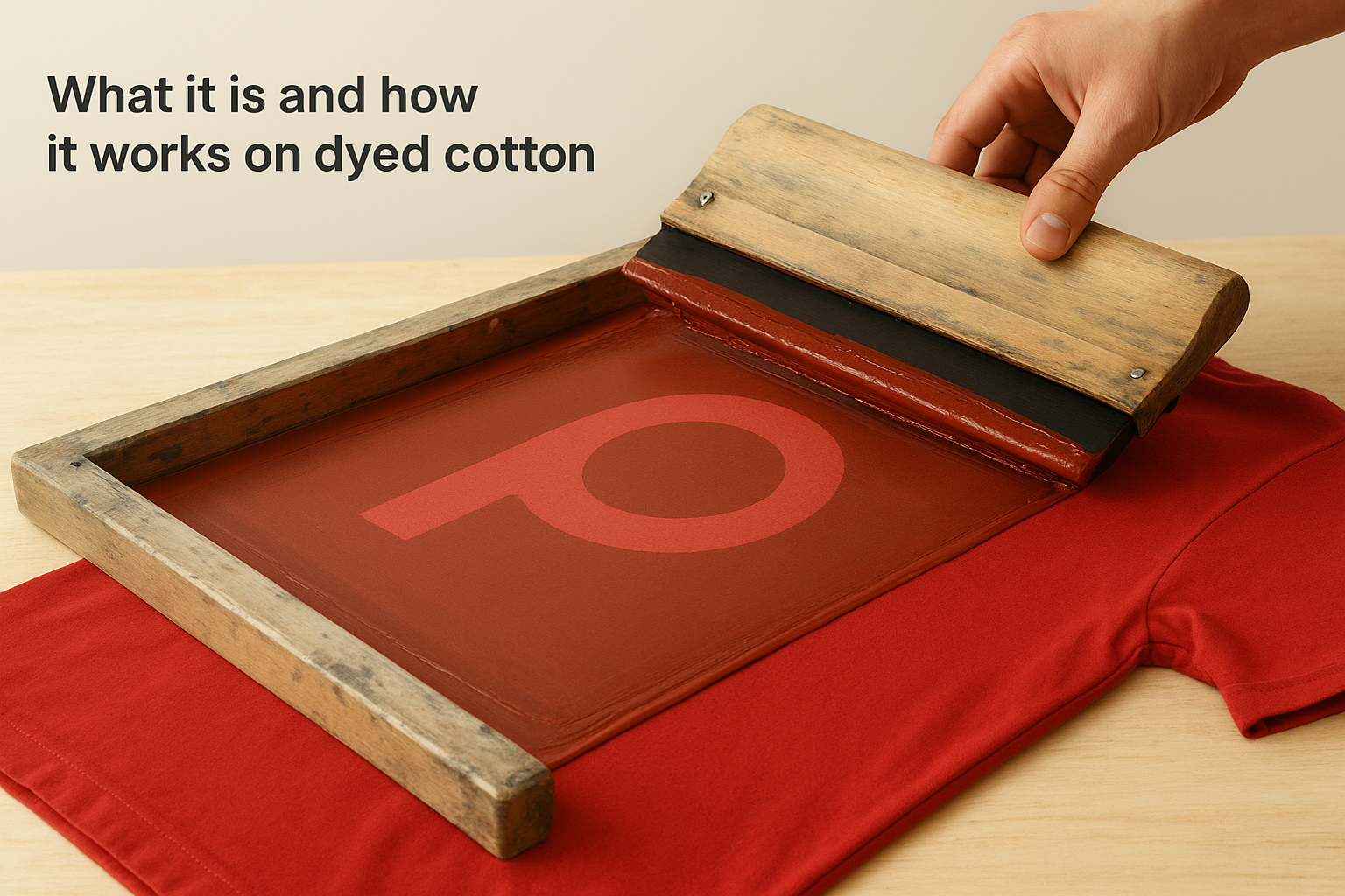 What it is and how it works on dyed cotton