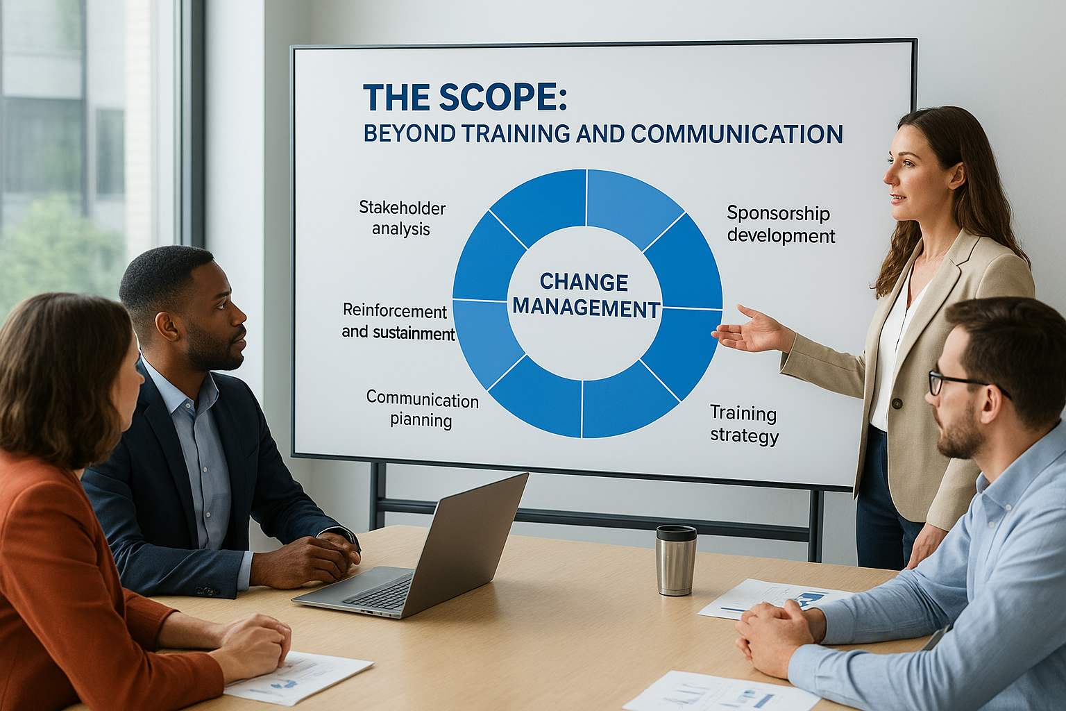 The scope: beyond training and communication