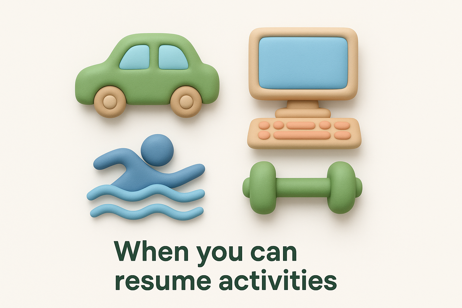 When you can resume activities