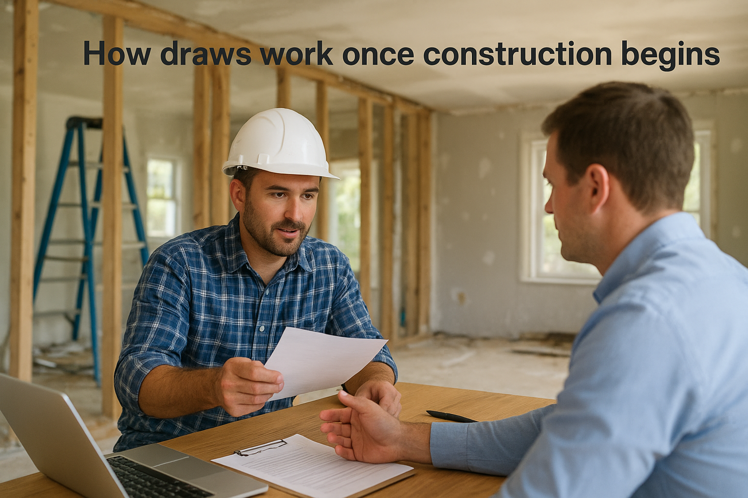 How draws work once construction begins