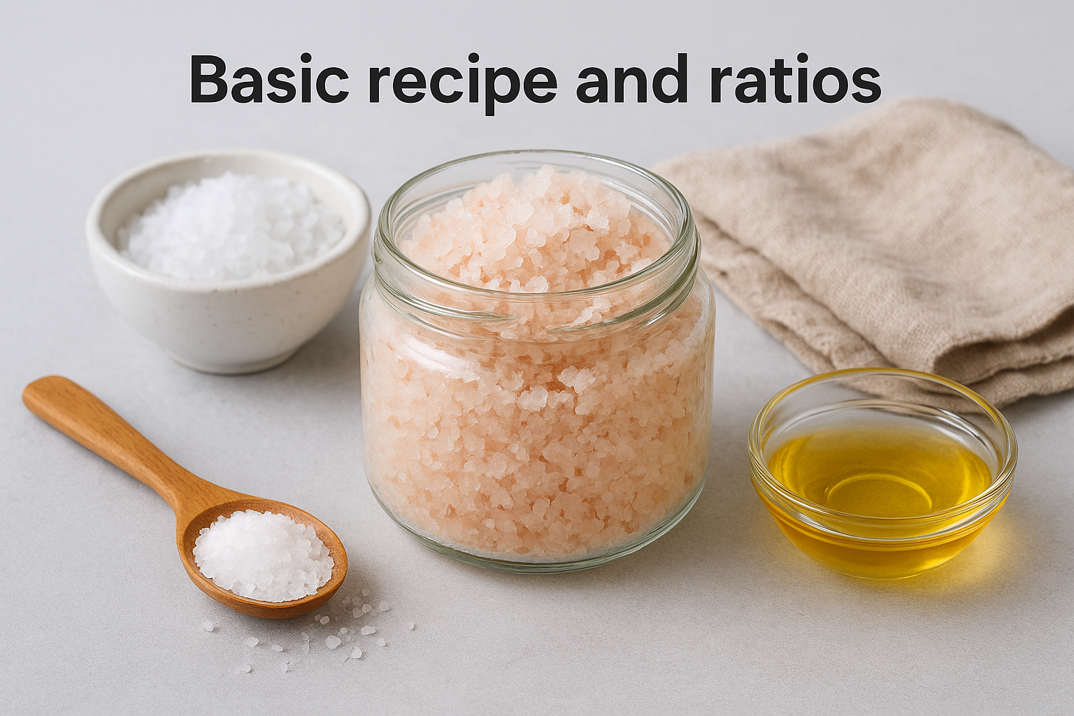 Basic recipe and ratios