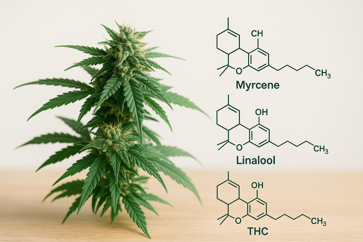 The Indica plant's chemical fingerprint