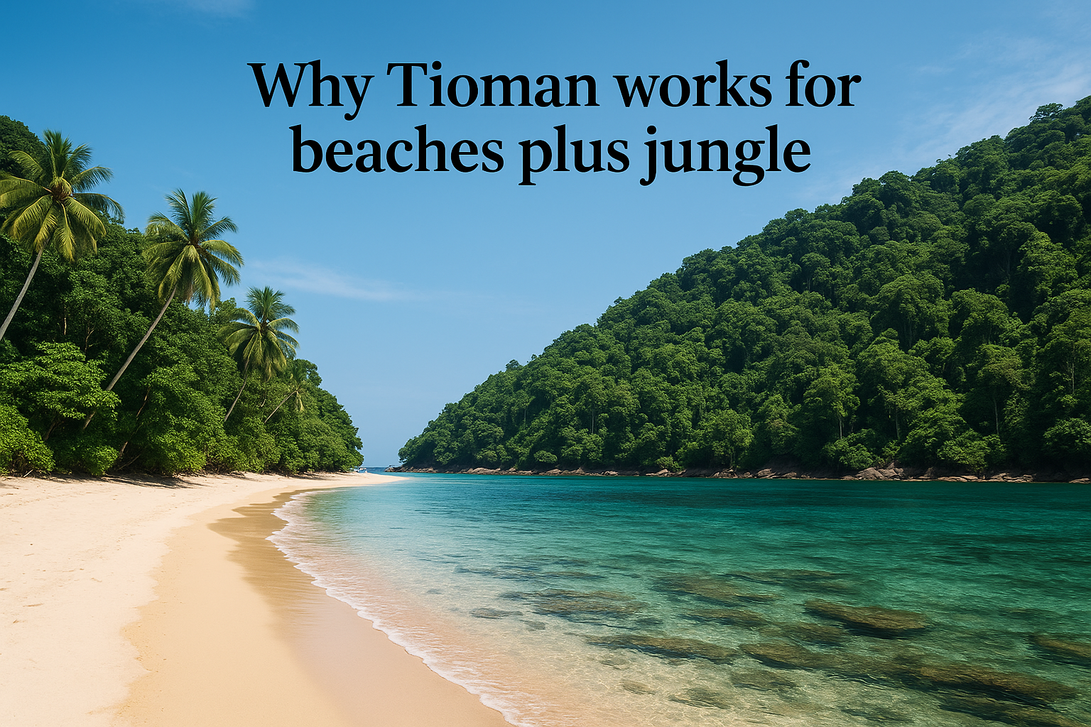 Why Tioman works for beaches plus jungle