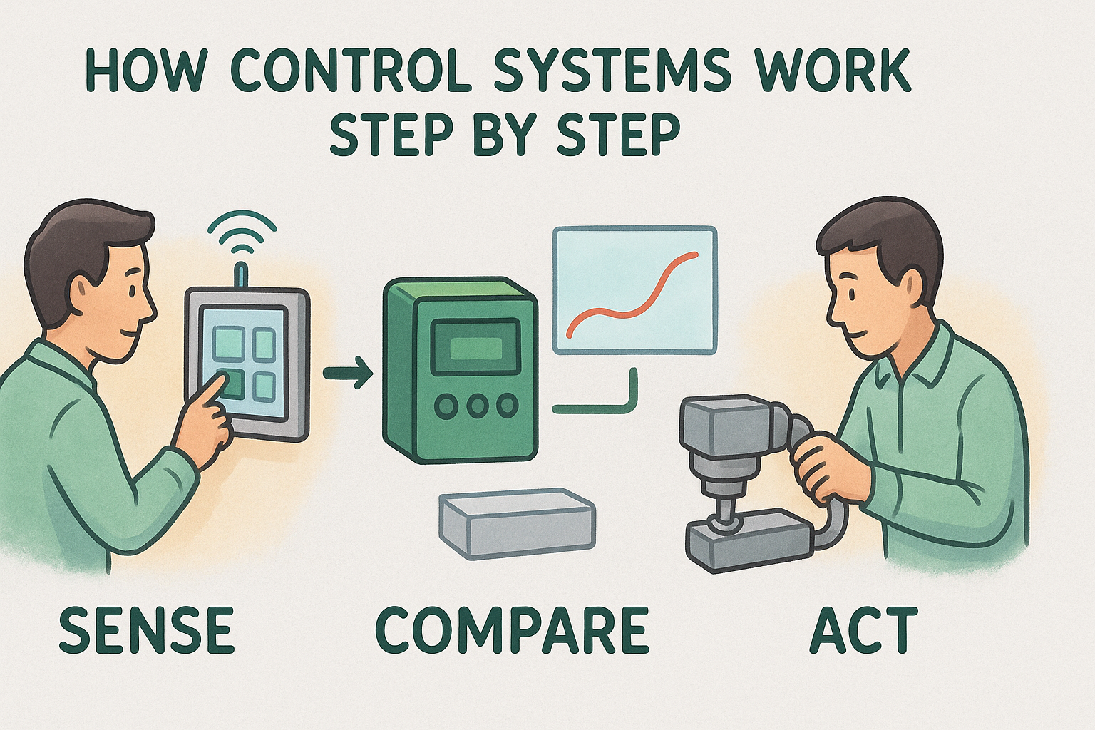 How control systems work step by step