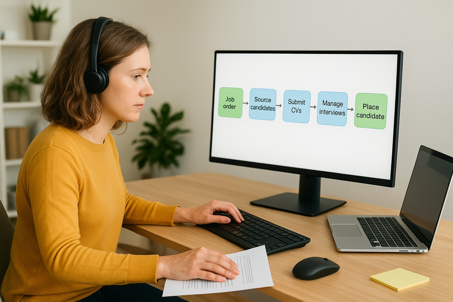 Build the core workflow from job order to redeploy