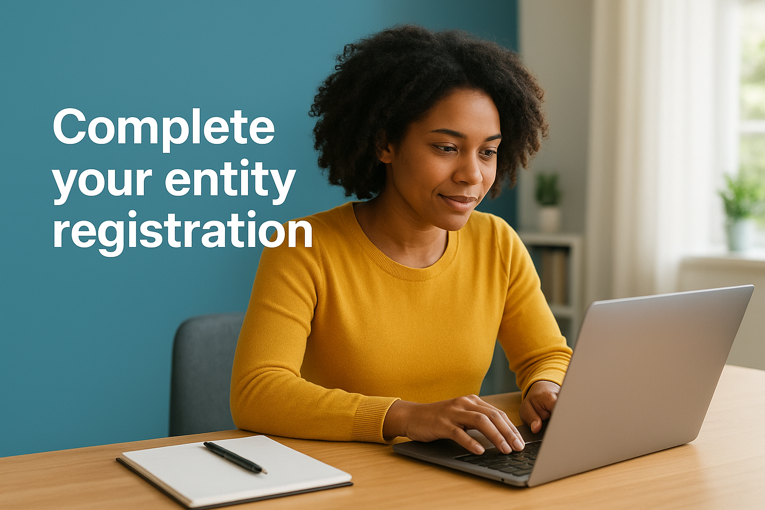 Complete your entity registration