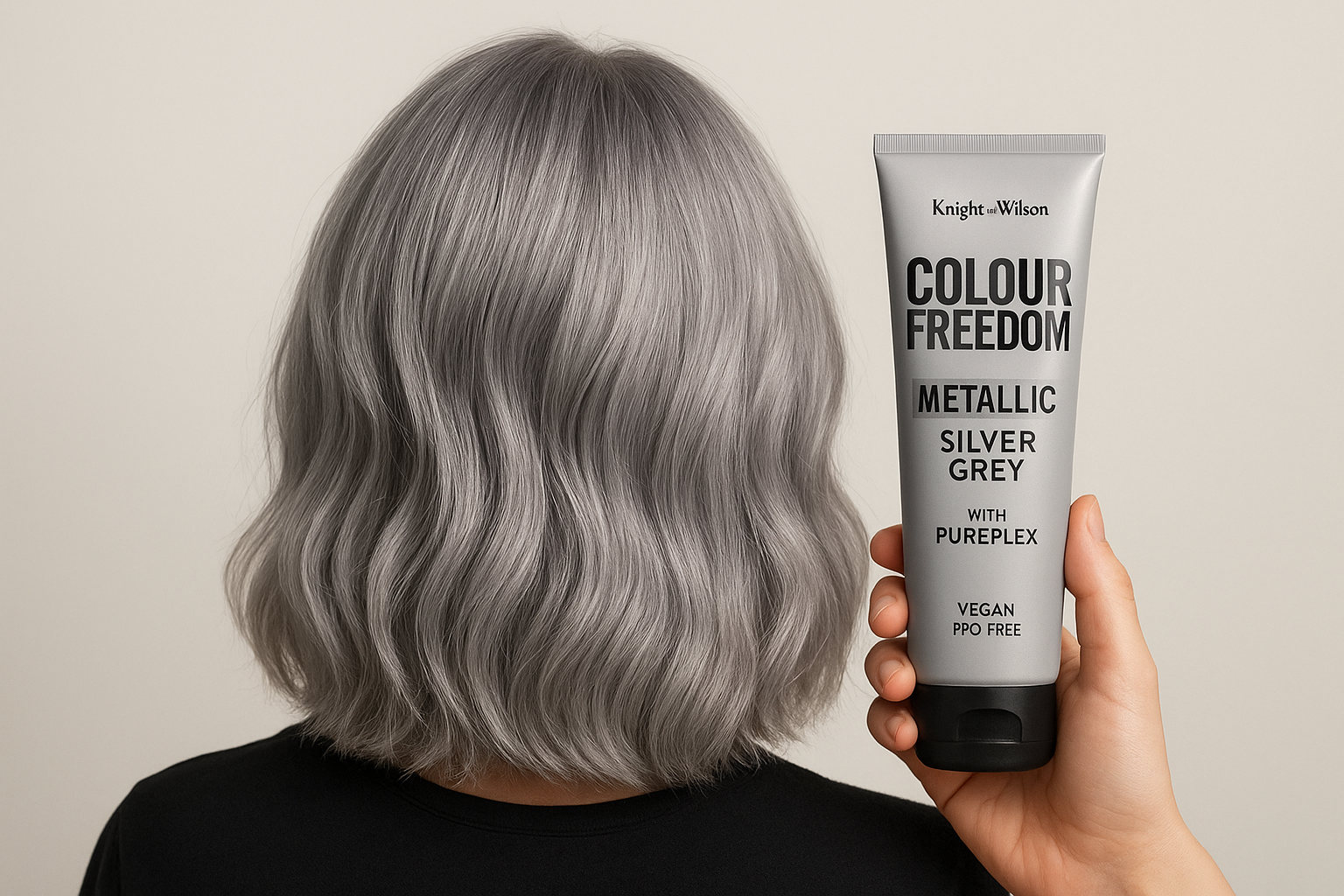 5. Knight and Wilson Colour Freedom Metallic Silver Grey with PurePlex