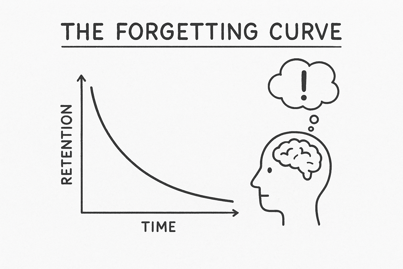 The forgetting curve