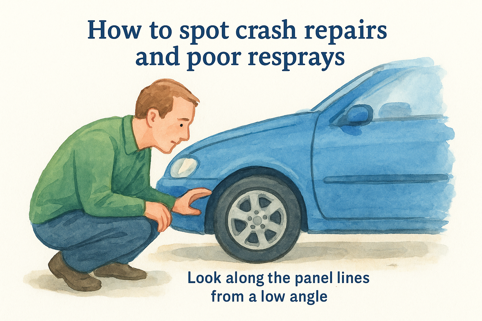 How to spot crash repairs and poor resprays