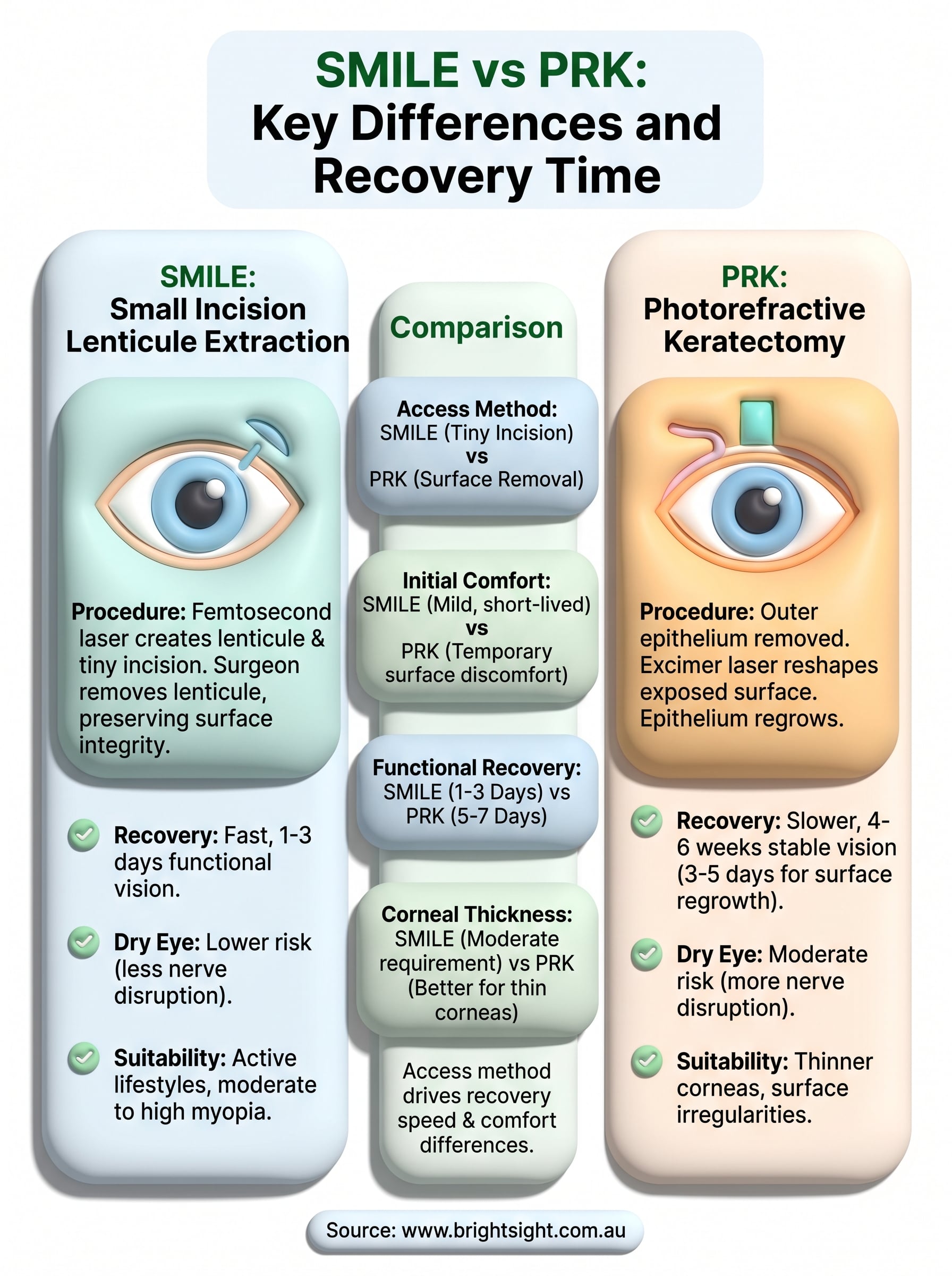 smile eye surgery vs prk infographic