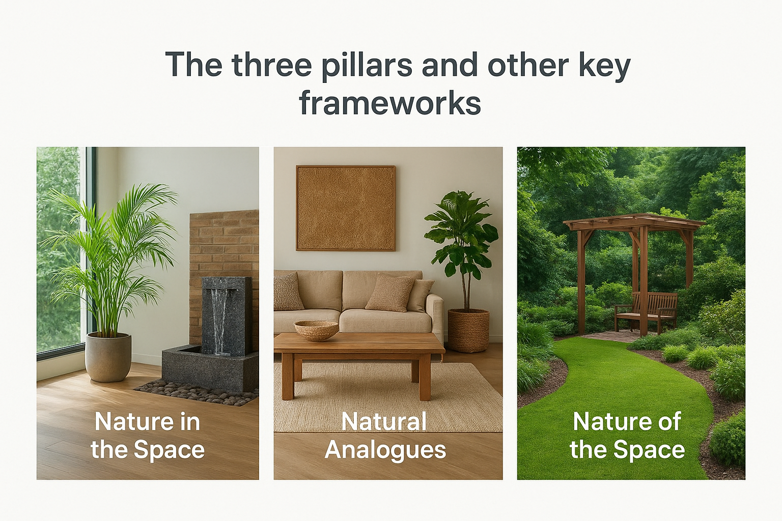 The three pillars and other key frameworks