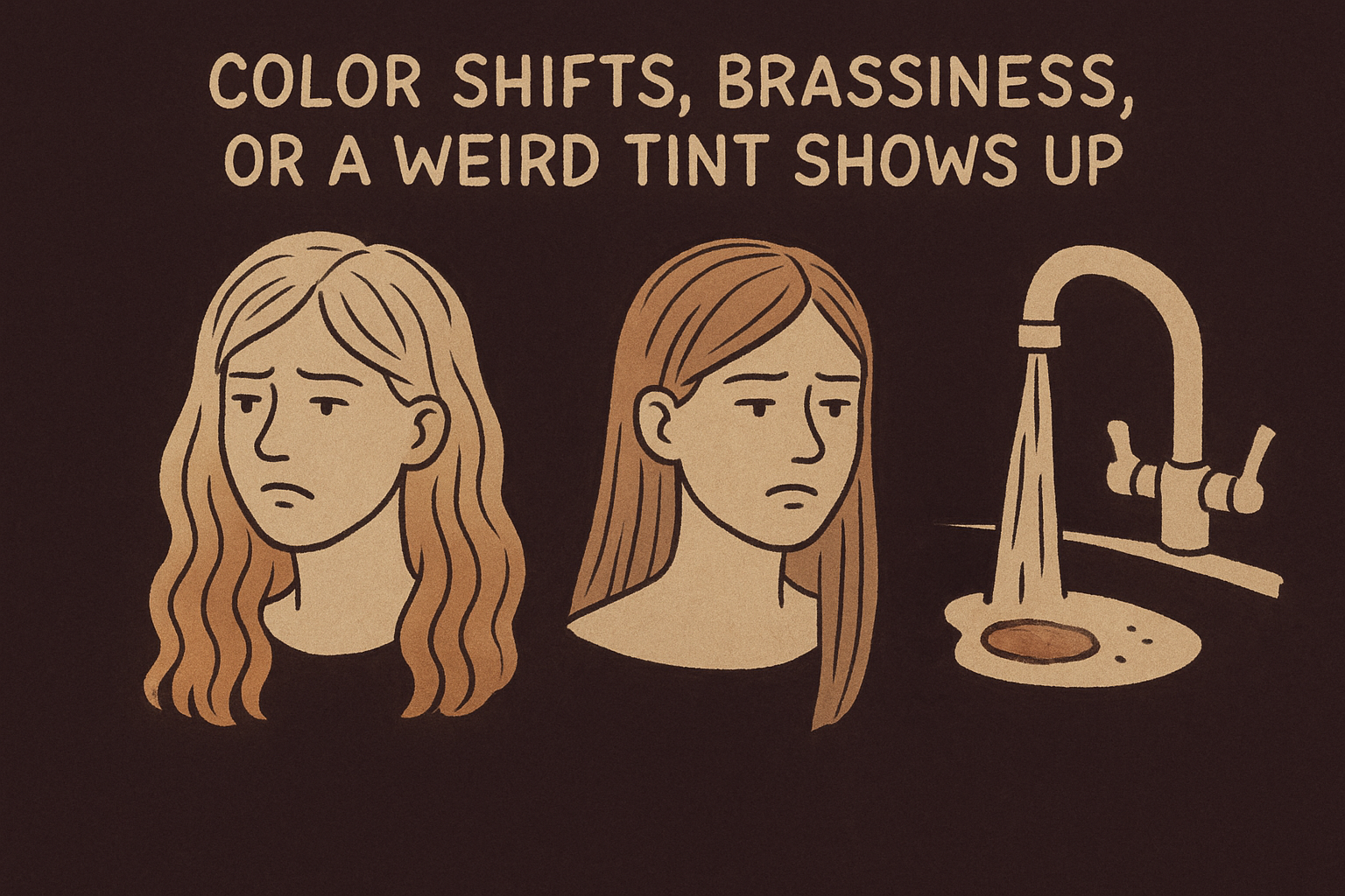 7. Color shifts, brassiness, or a weird tint shows up