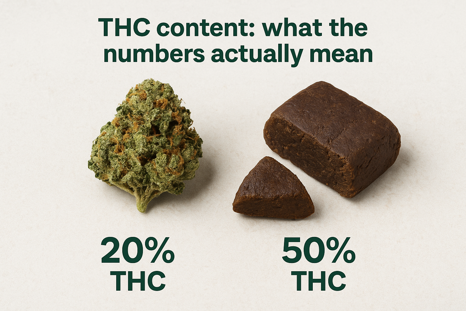 THC content: what the numbers actually mean