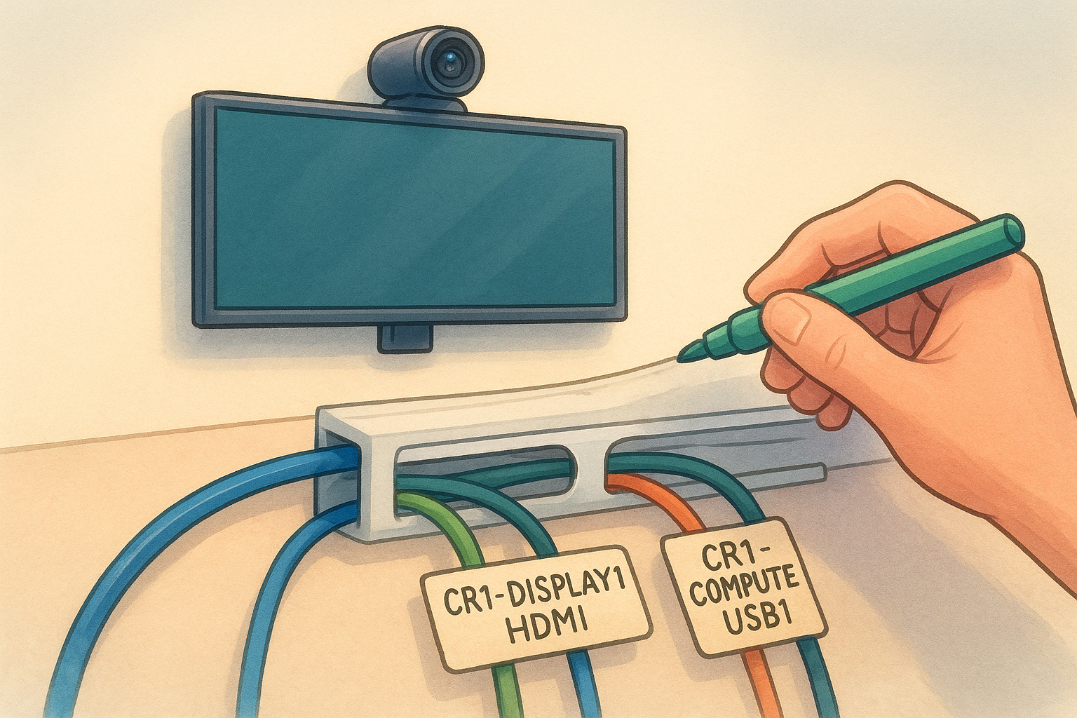 Run and Label Your Cables