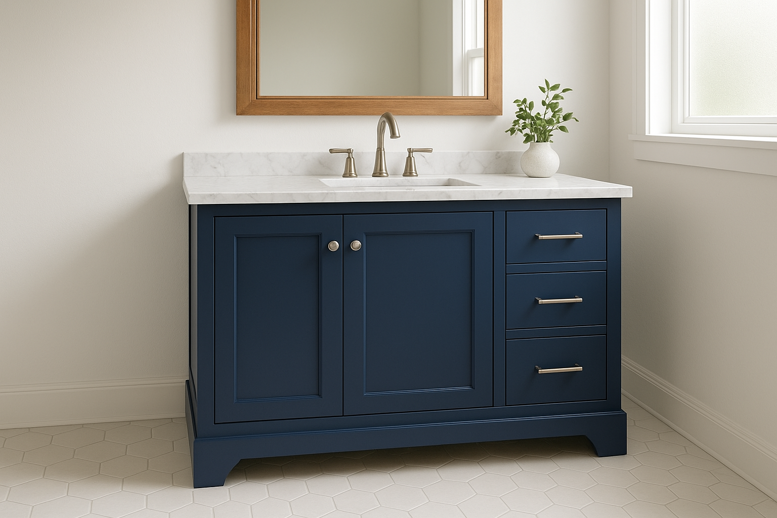 When a custom vanity is the better fit