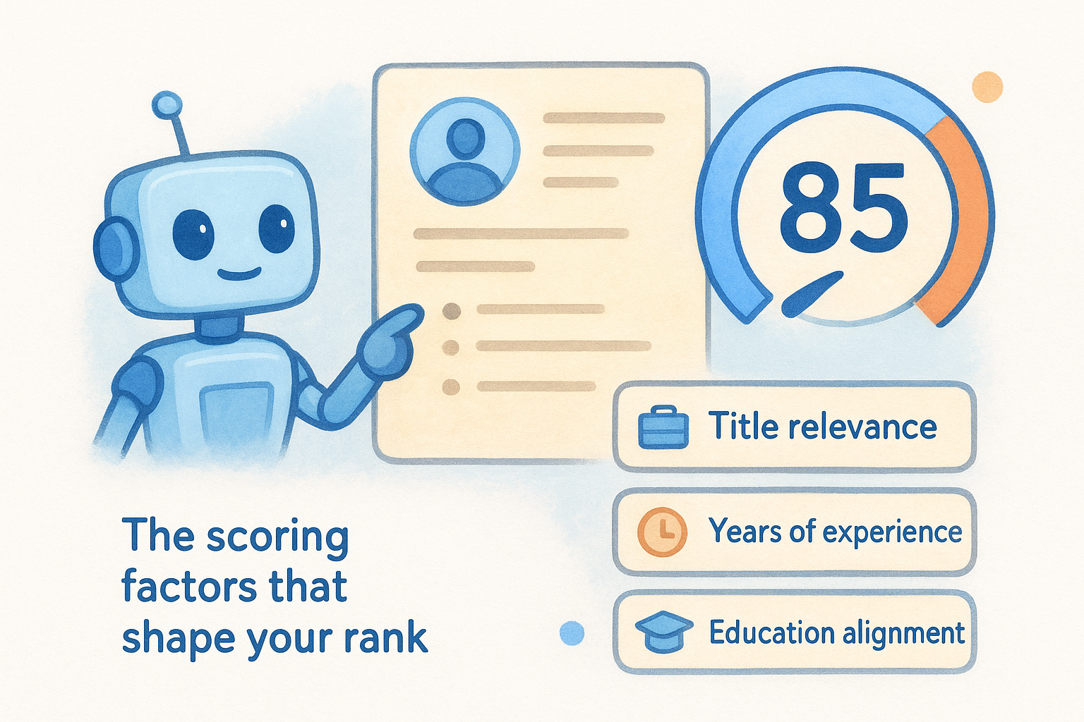 The scoring factors that shape your rank