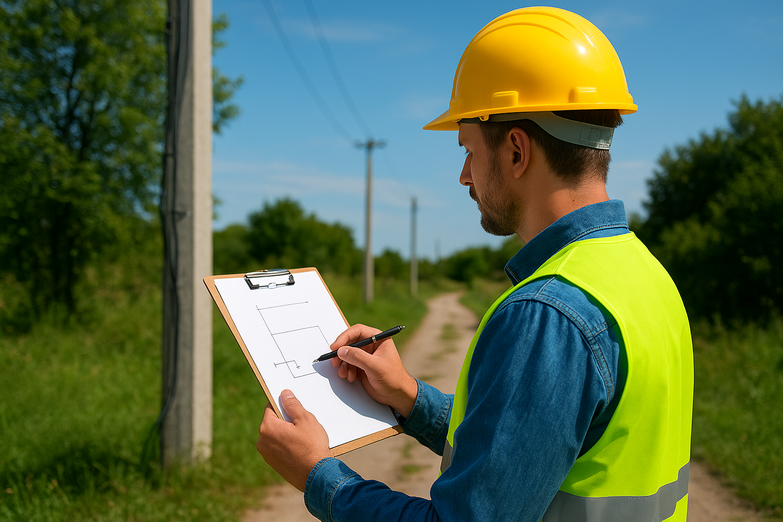 Conduct a site survey and define the cable routes