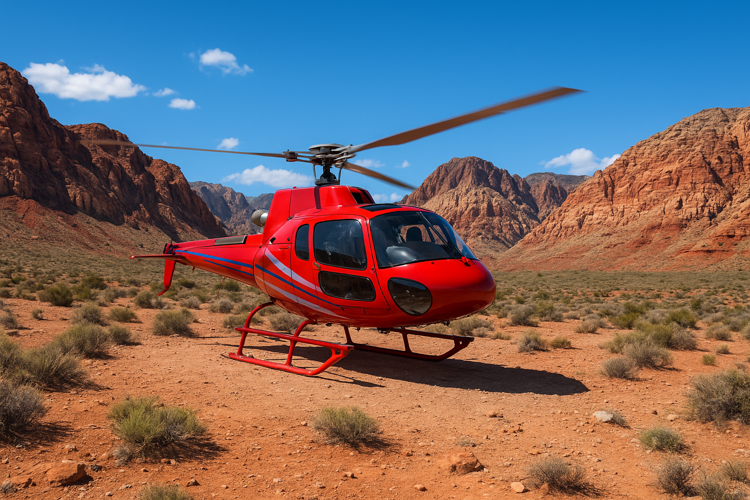 8. Red Rock Canyon helicopter tour with landing