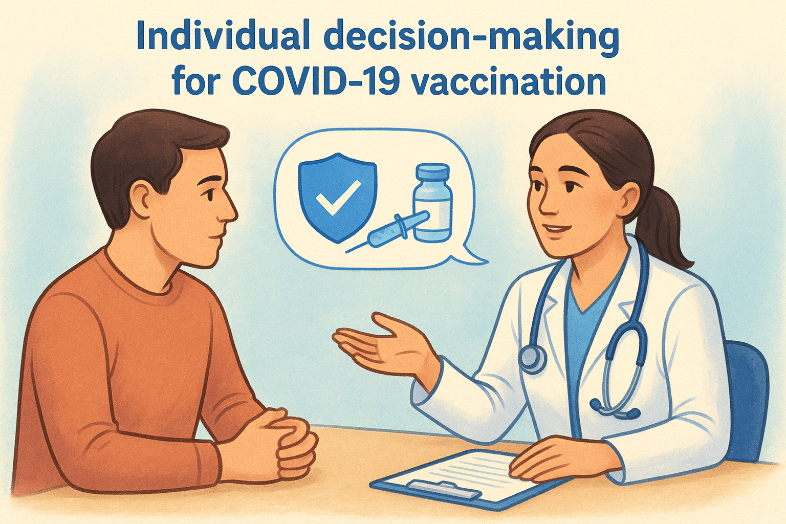 Individual decision-making for COVID-19 vaccination