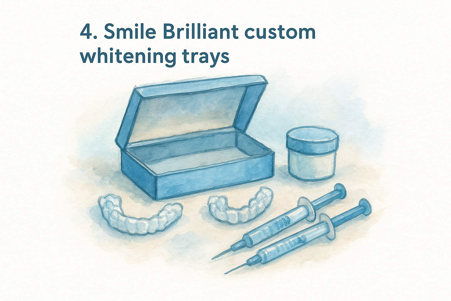 4. Smile Brilliant custom whitening trays