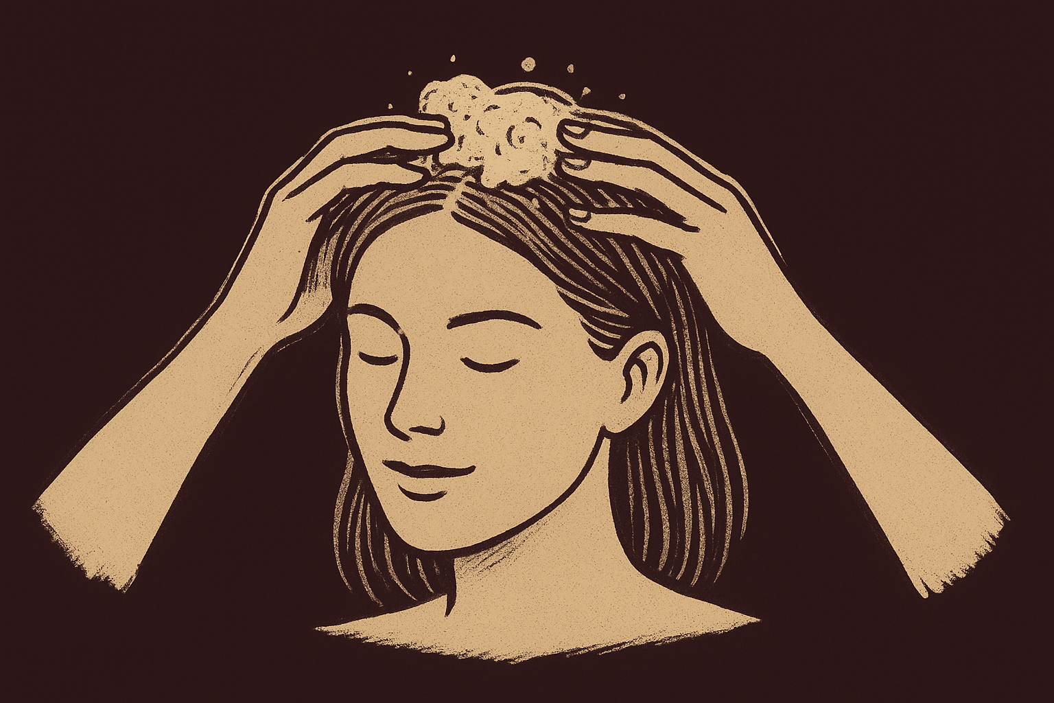 Focus on the scalp first