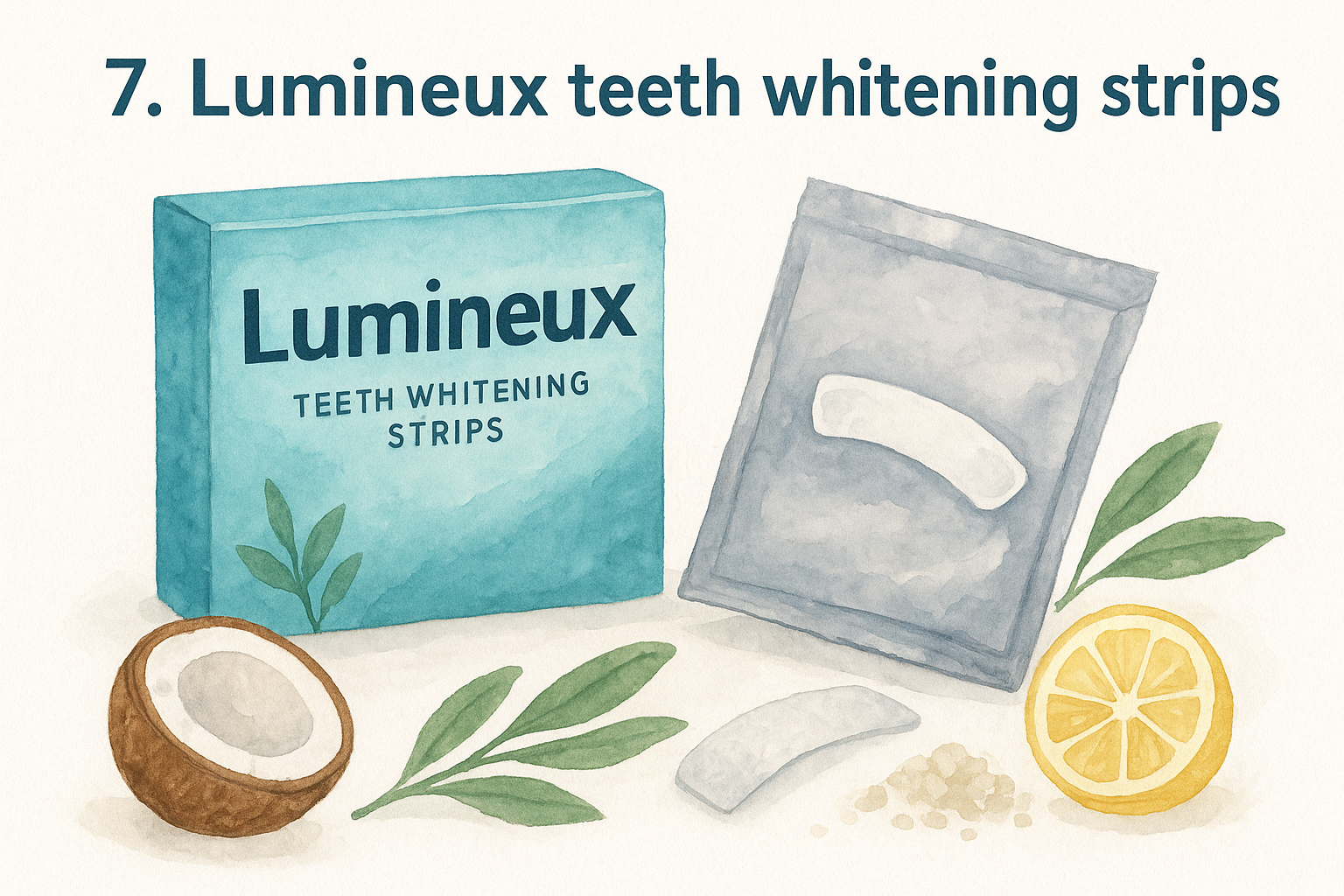 7. Lumineux teeth whitening strips