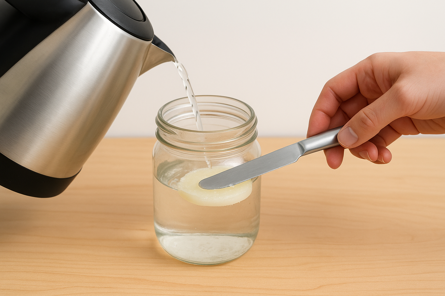 How to do the boiling water pour