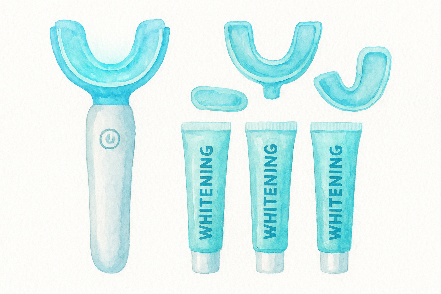 9. Ollm LED teeth whitening kit