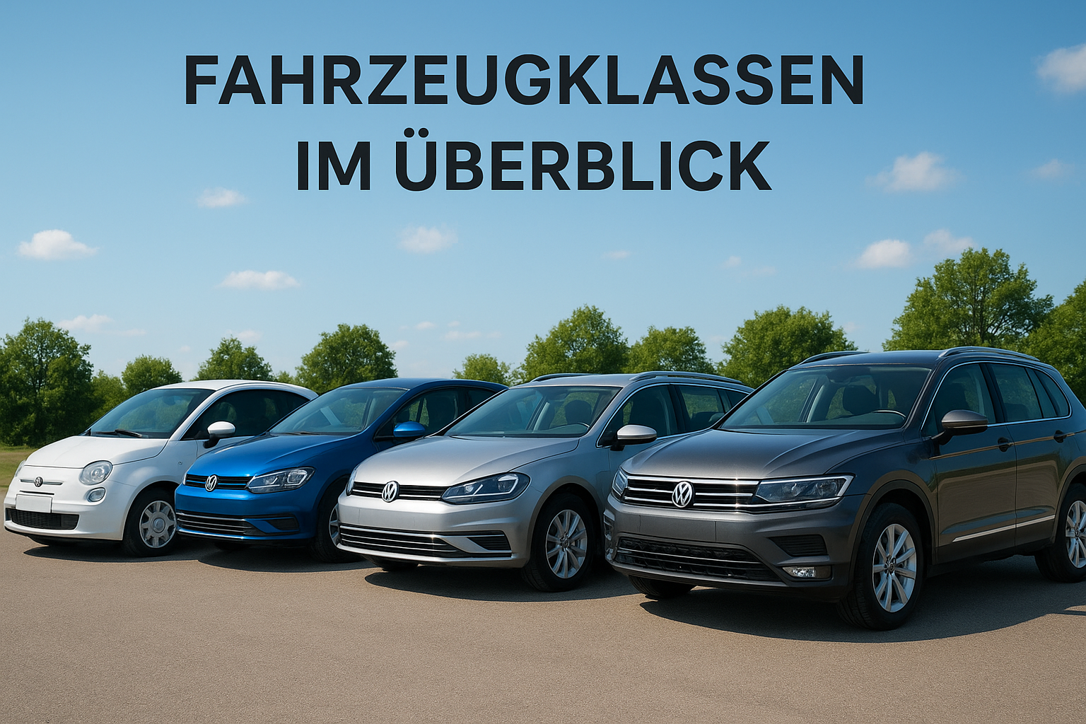 Fahrzeugklassen im Überblick