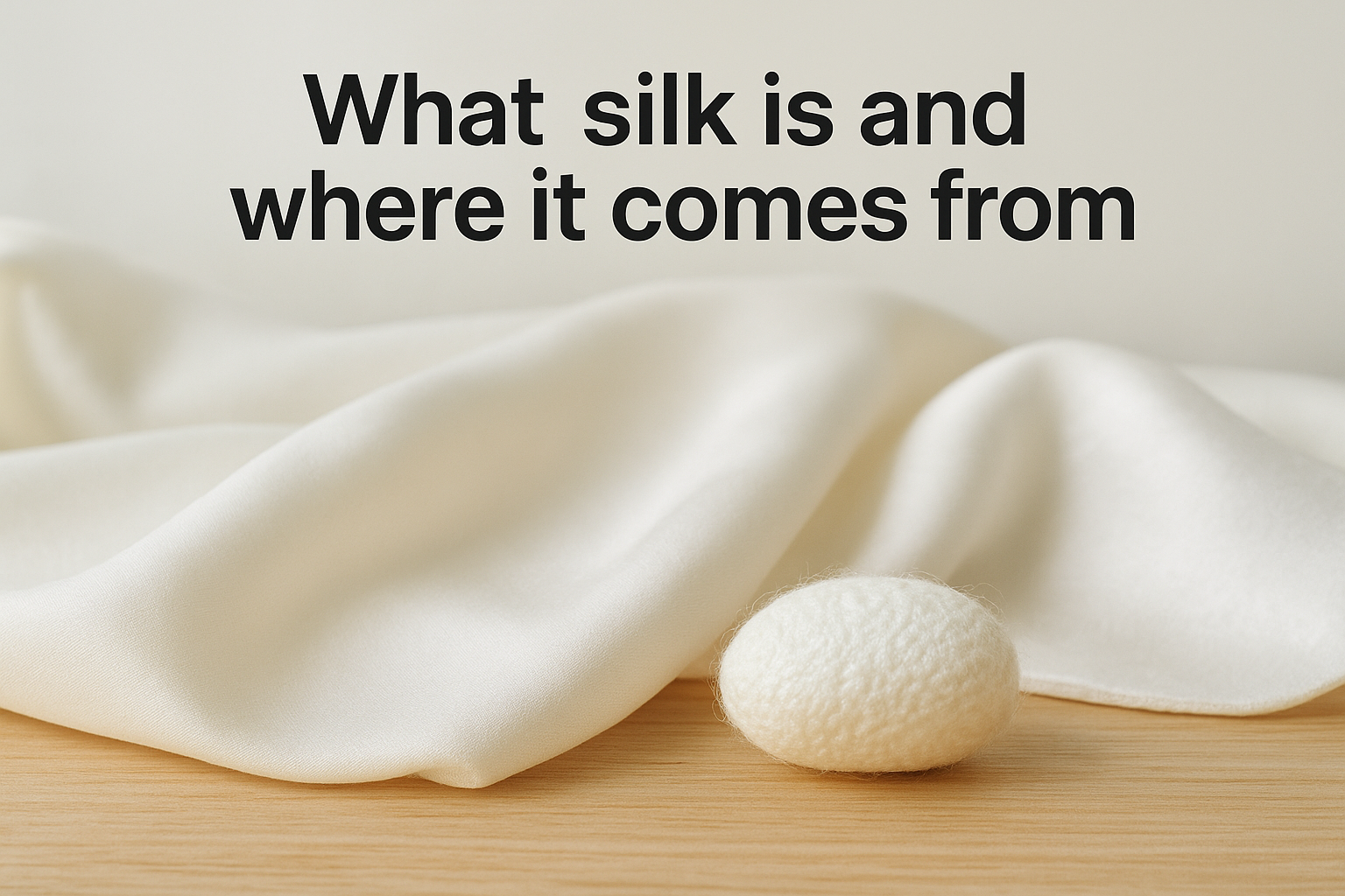 What silk is and where it comes from