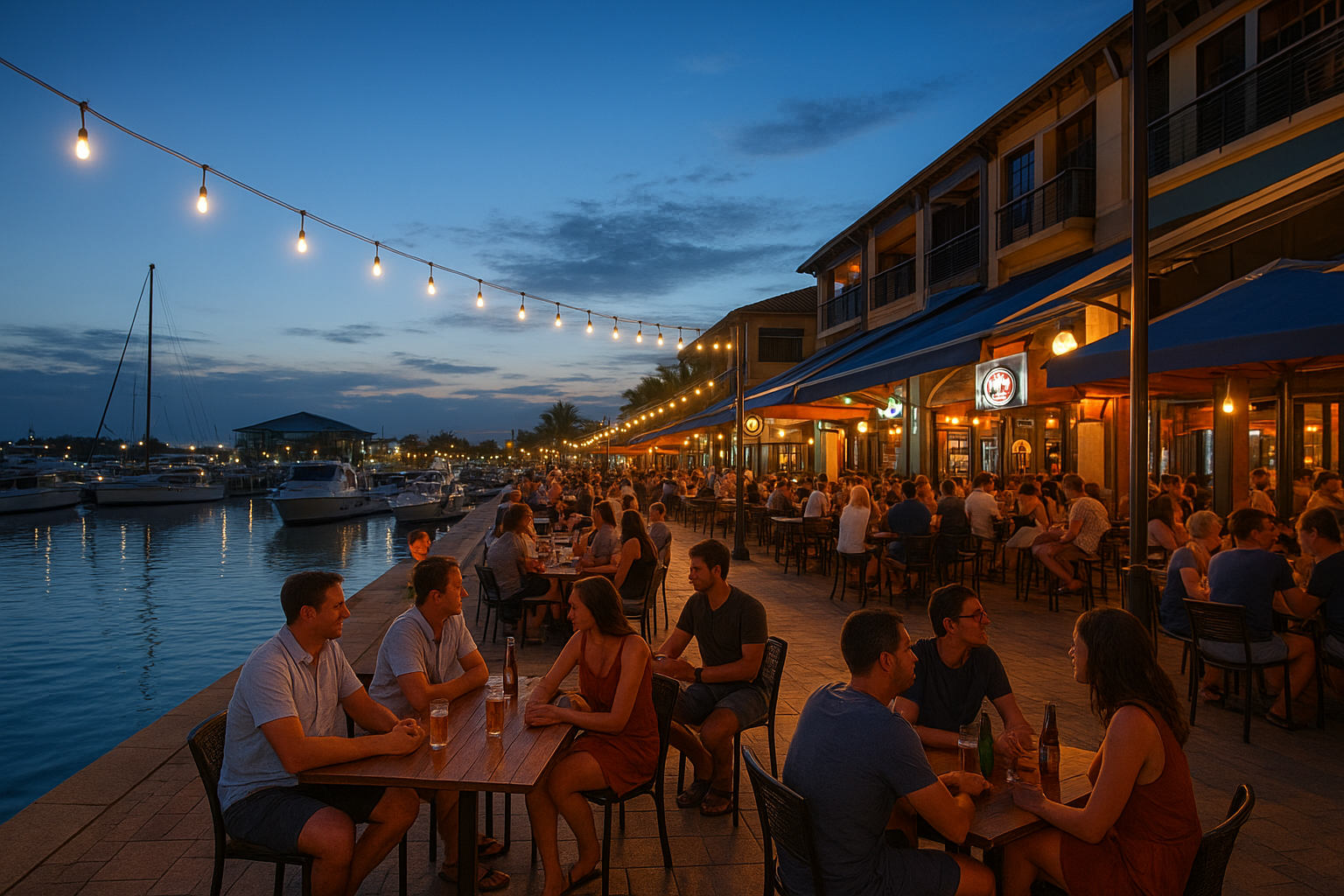1. Harbour Bay marina bars