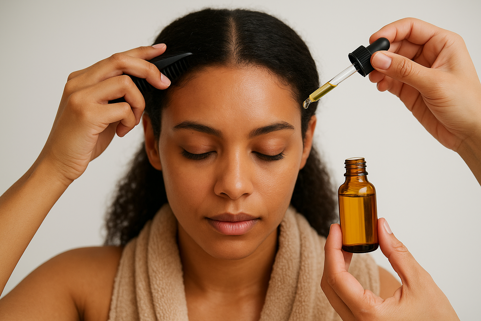 Prepare your scalp before you apply