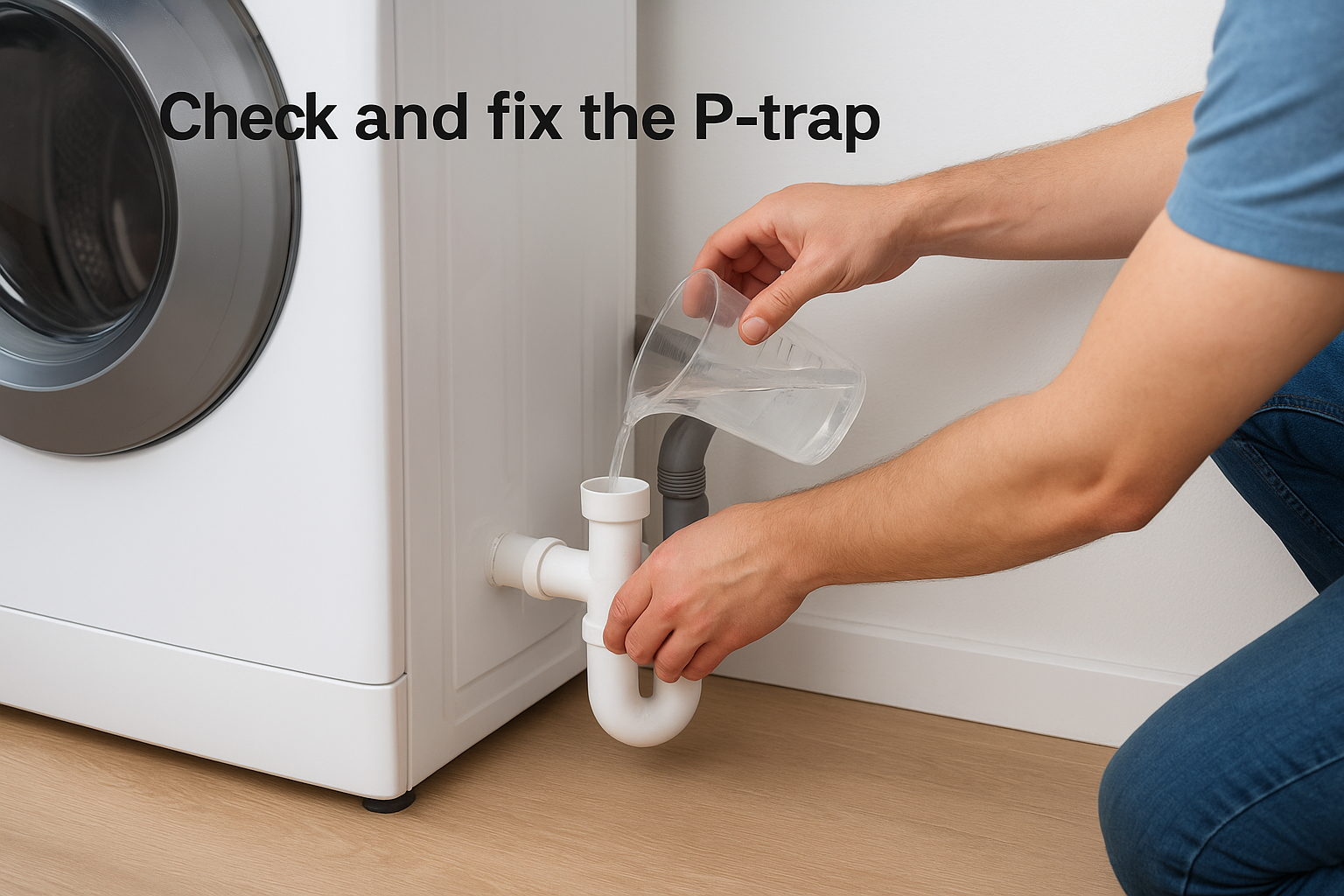 Check and fix the P-trap