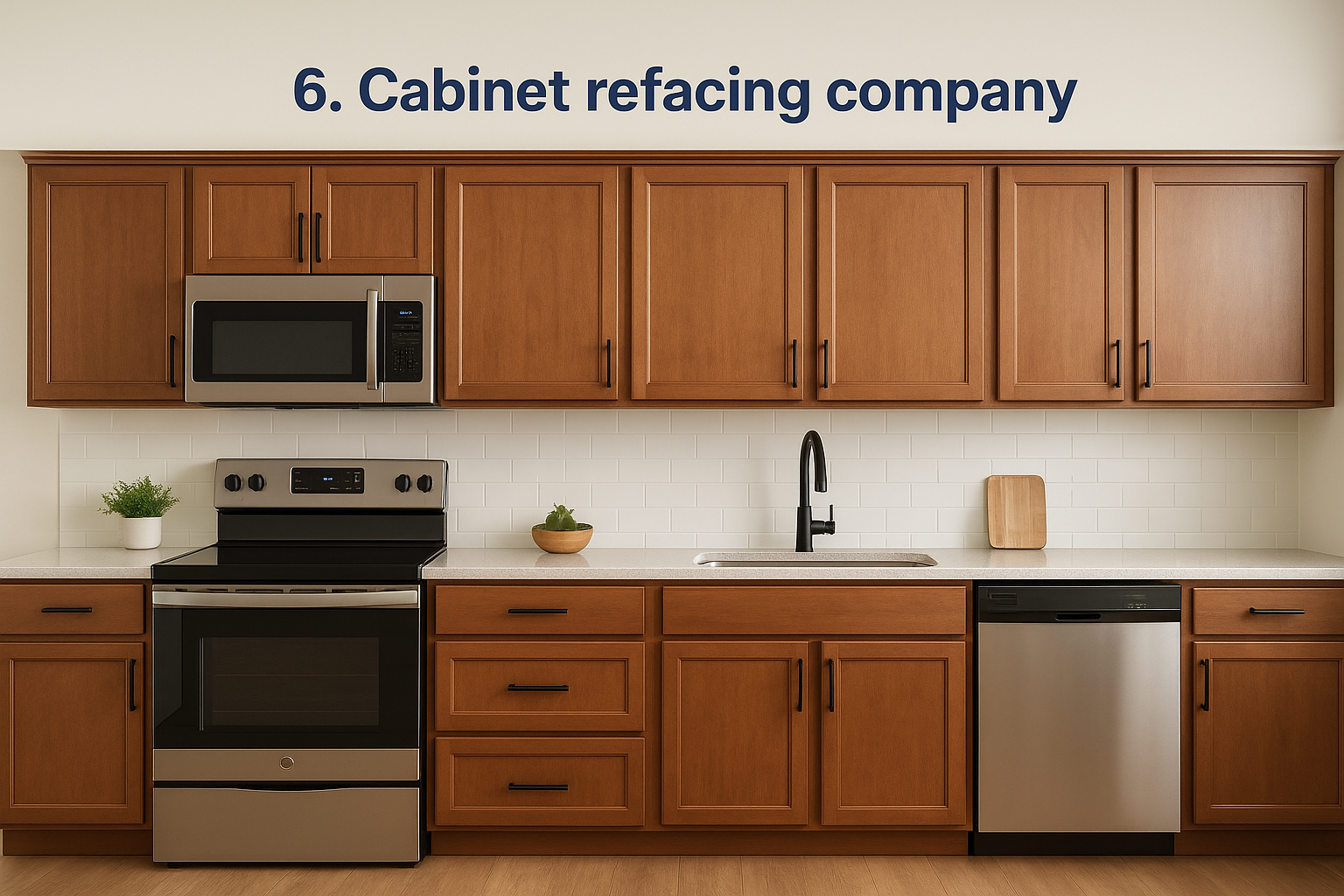 6. Cabinet refacing company