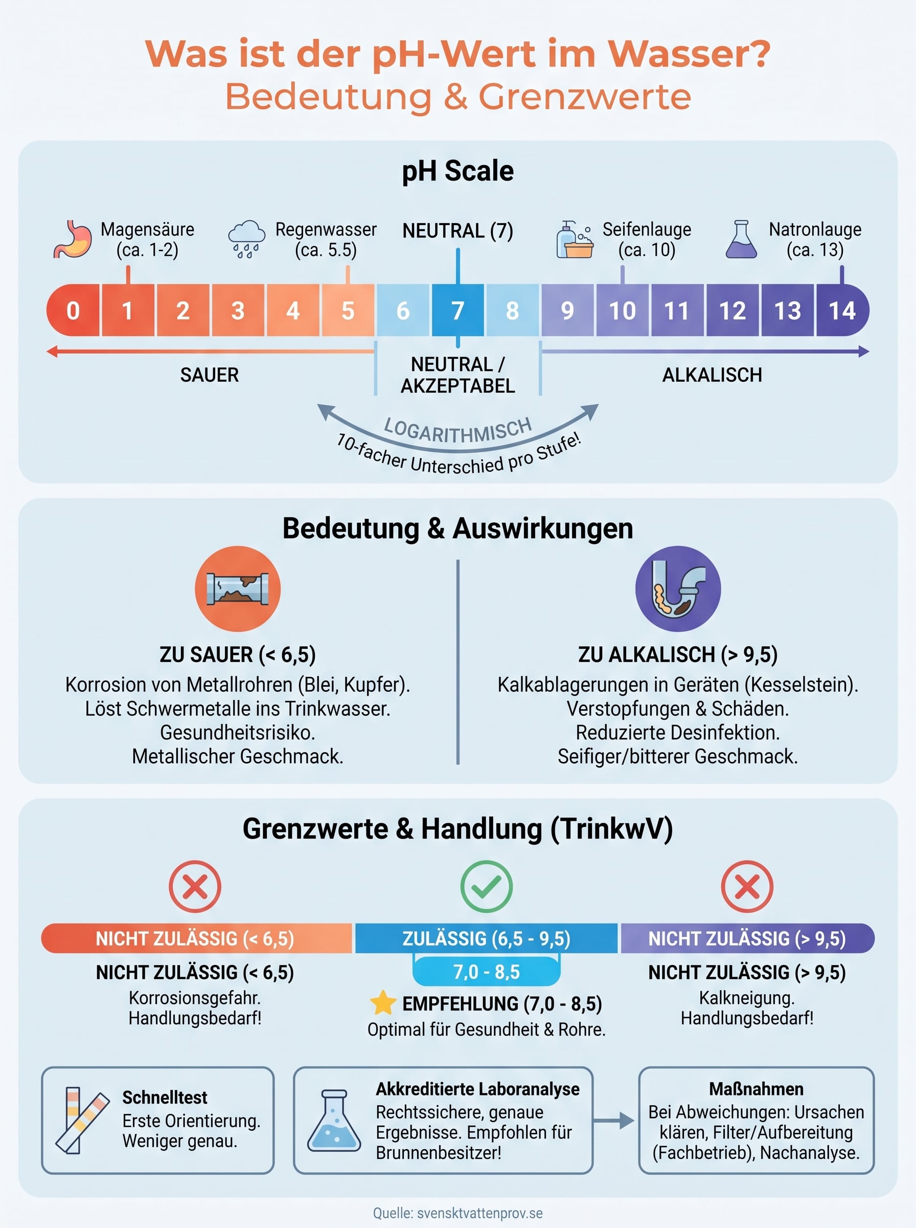 was ist der ph wert im wasser infographic