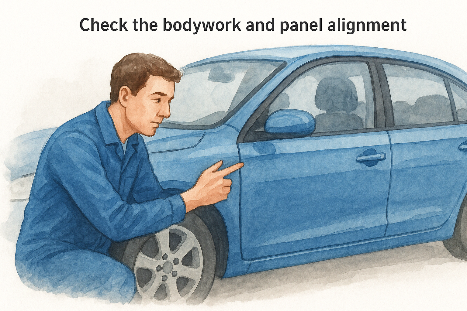 Check the bodywork and panel alignment