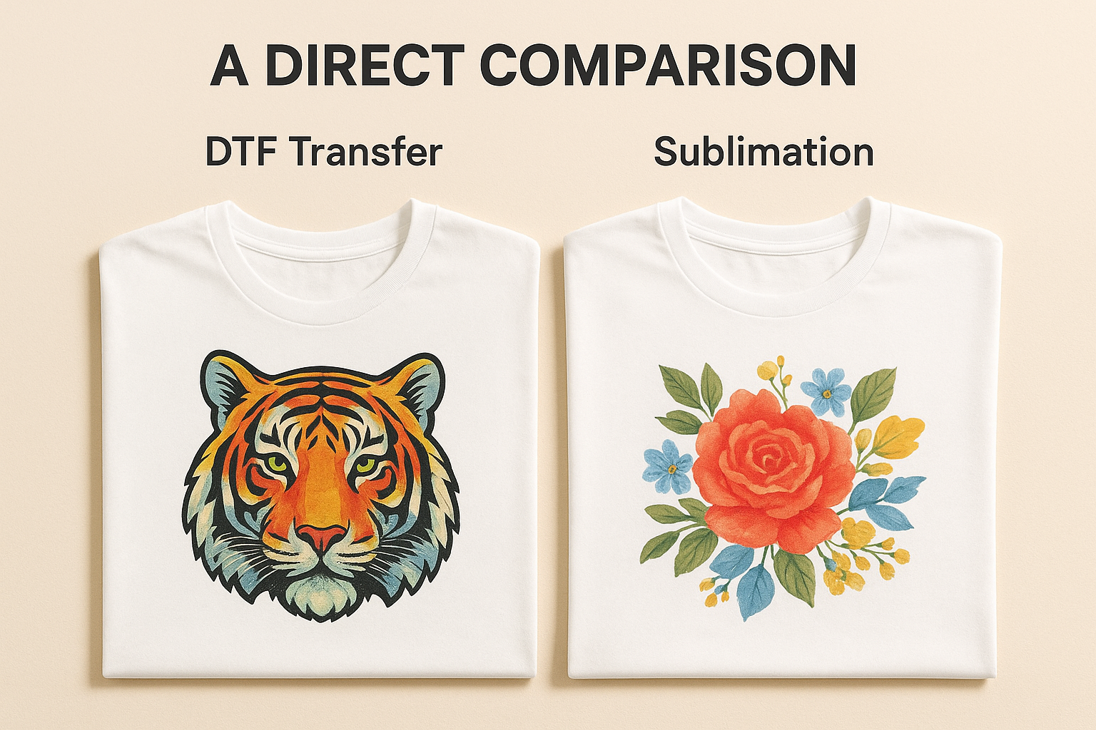 A direct comparison