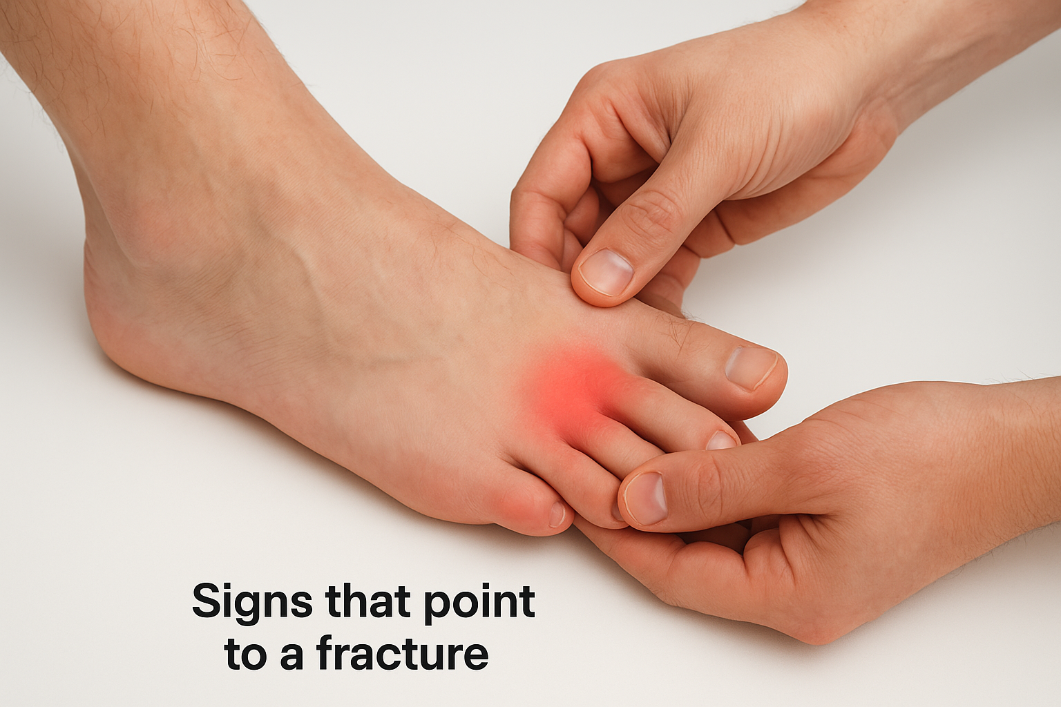 Signs that point to a fracture