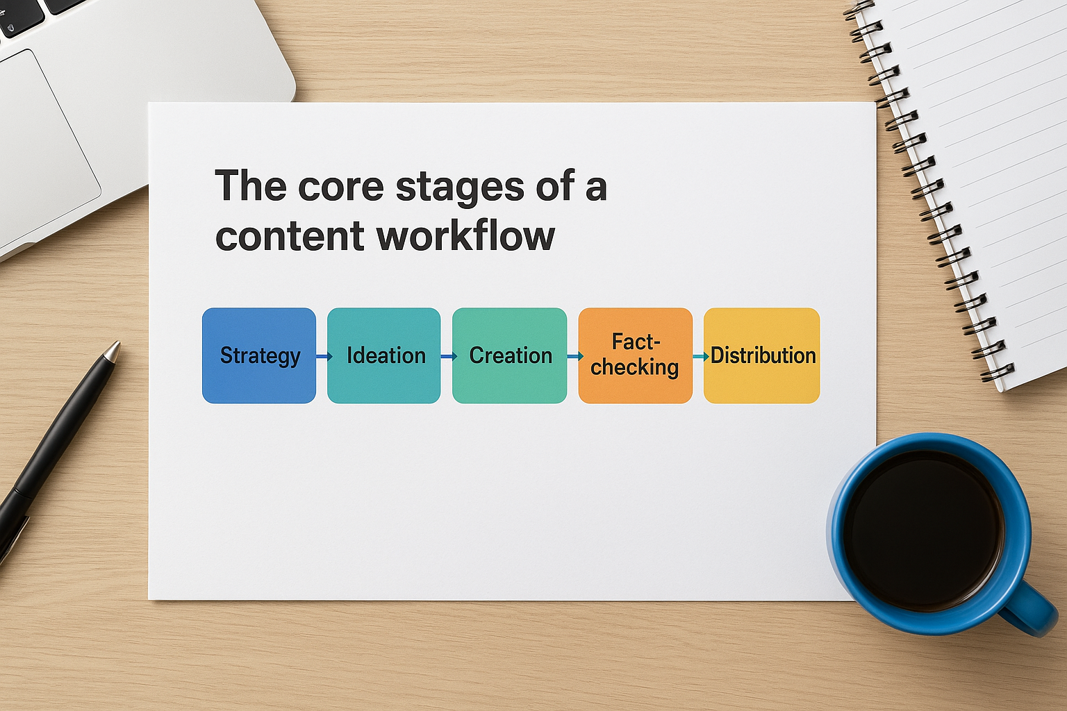 AI Content Creation Workflow: How To Scale Output Fast The core stages of a content workflow