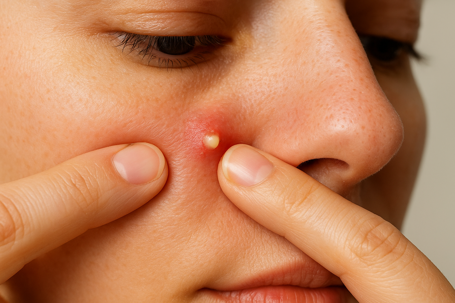 What really happens when you pop pimples