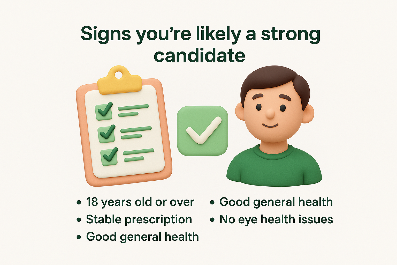 Signs you're likely a strong candidate
