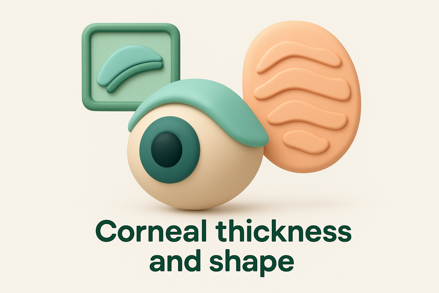 Corneal thickness and shape