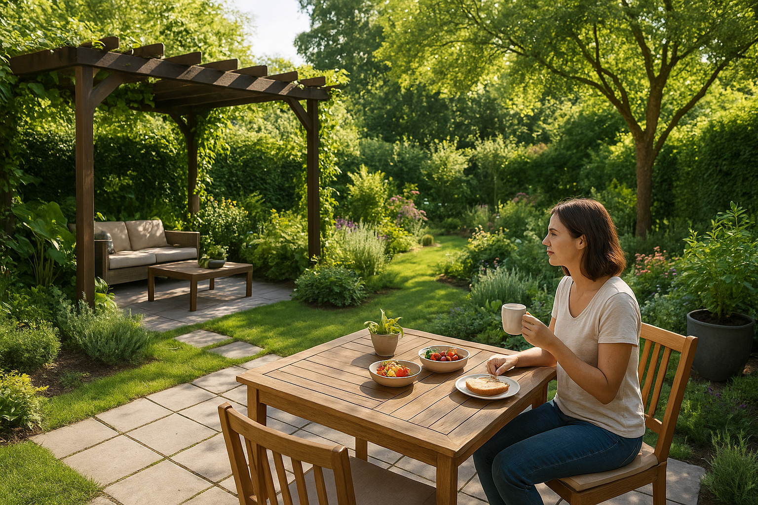1. More daily nature time with a usable garden