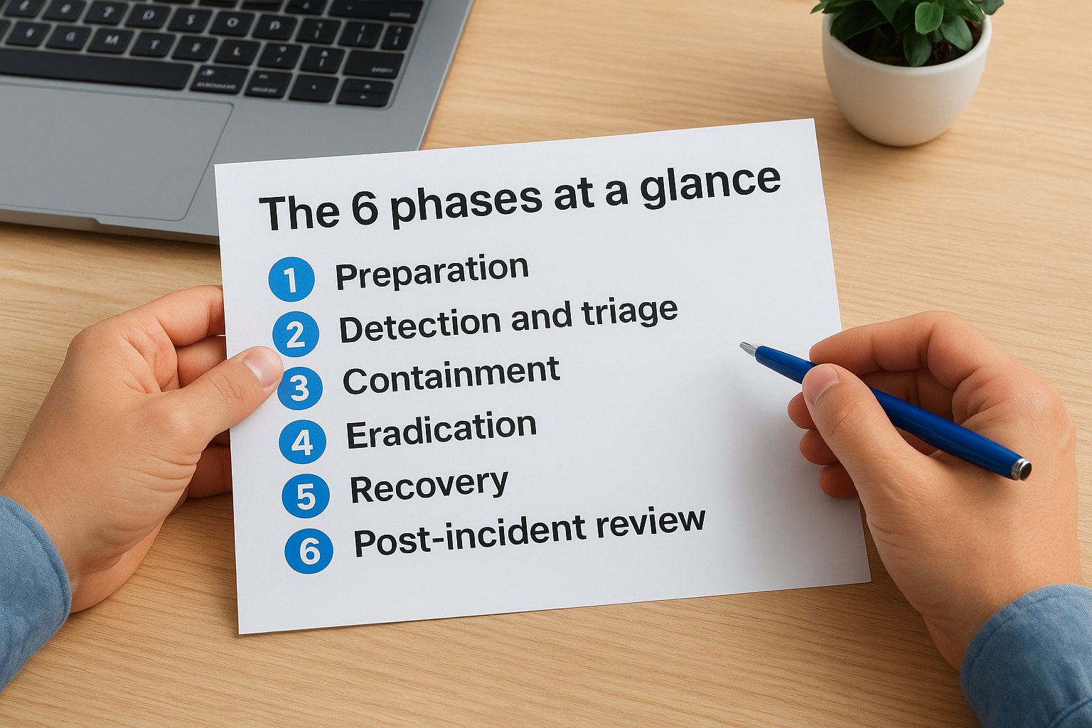 The 6 phases at a glance